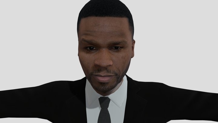 50 Cent 3D Model