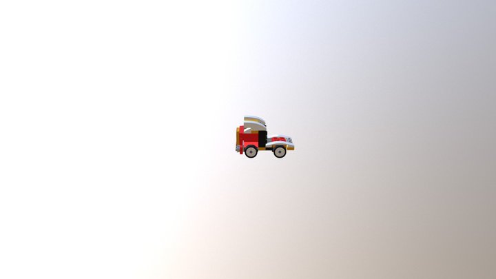 Lego Truck 3D Model