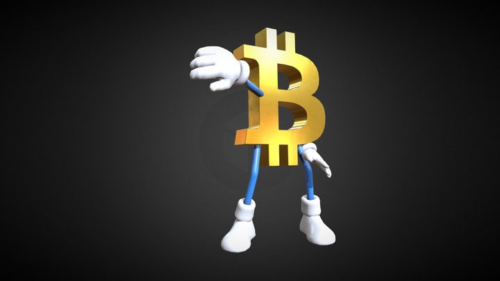 Bitcoin Dance 3D Model