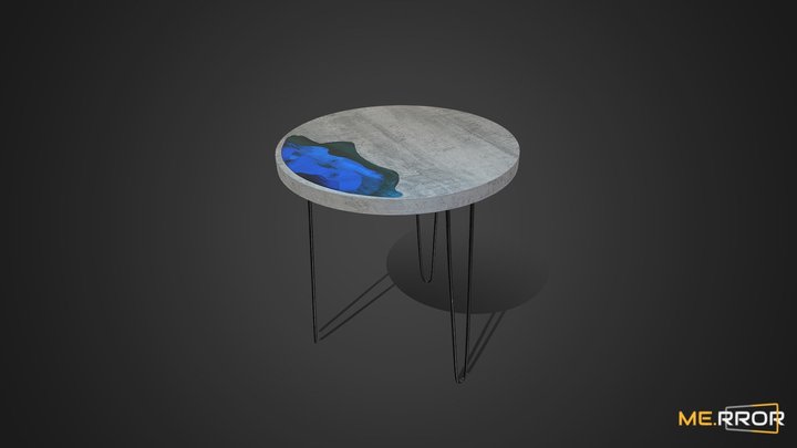 [Game-Ready] Modern Table 3D Model