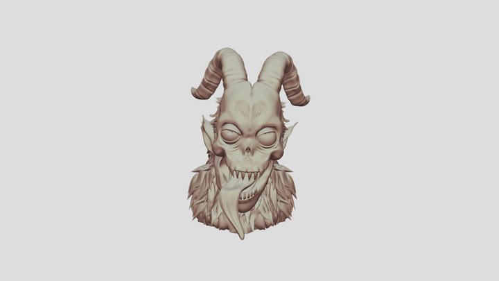 Aleister Bust 3D Model