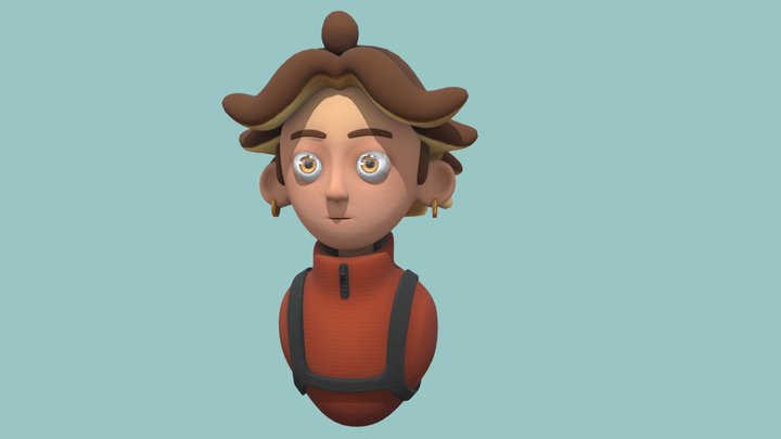 Character Bust 3D Model