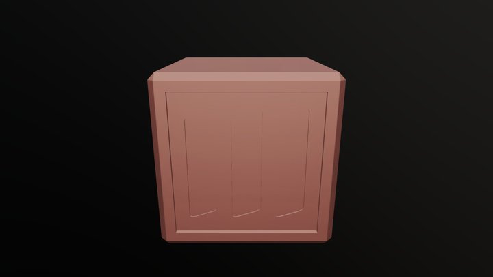Space Crate 28mm 3D Model