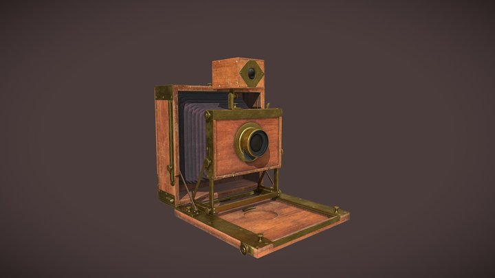Antique Camera 3D Model
