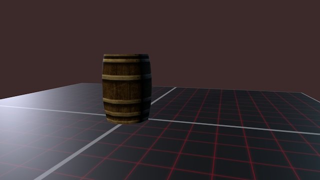 prop barrel 3D Model