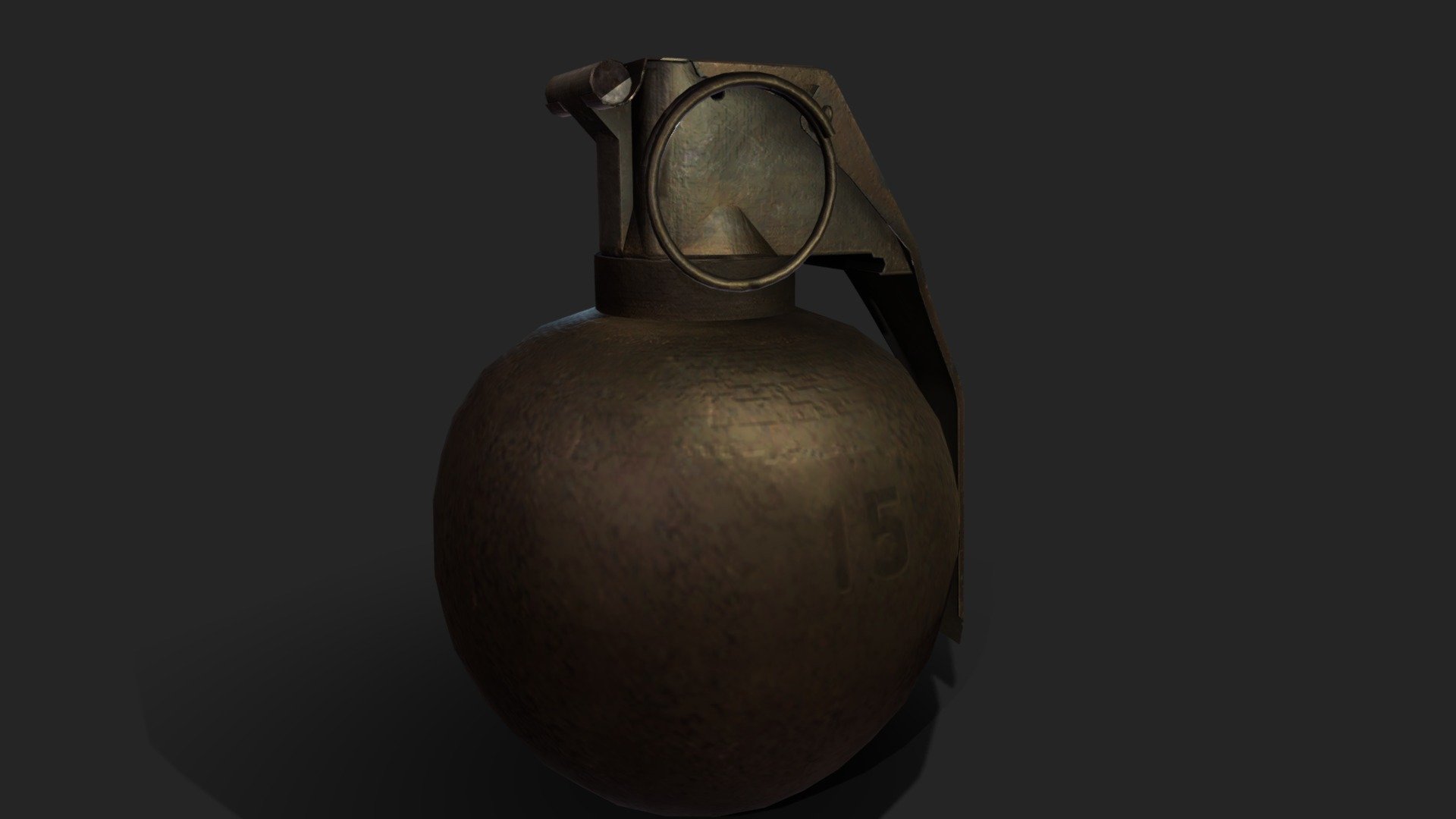 Grenade - 3D Model By Bachiri87 [2a608bc] - Sketchfab