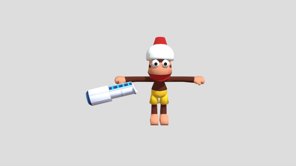 Yellow monkey (ape escape on the loose)