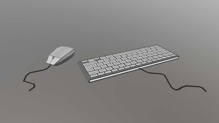Mouse Keyboard - Household Props Challenge 3D Model