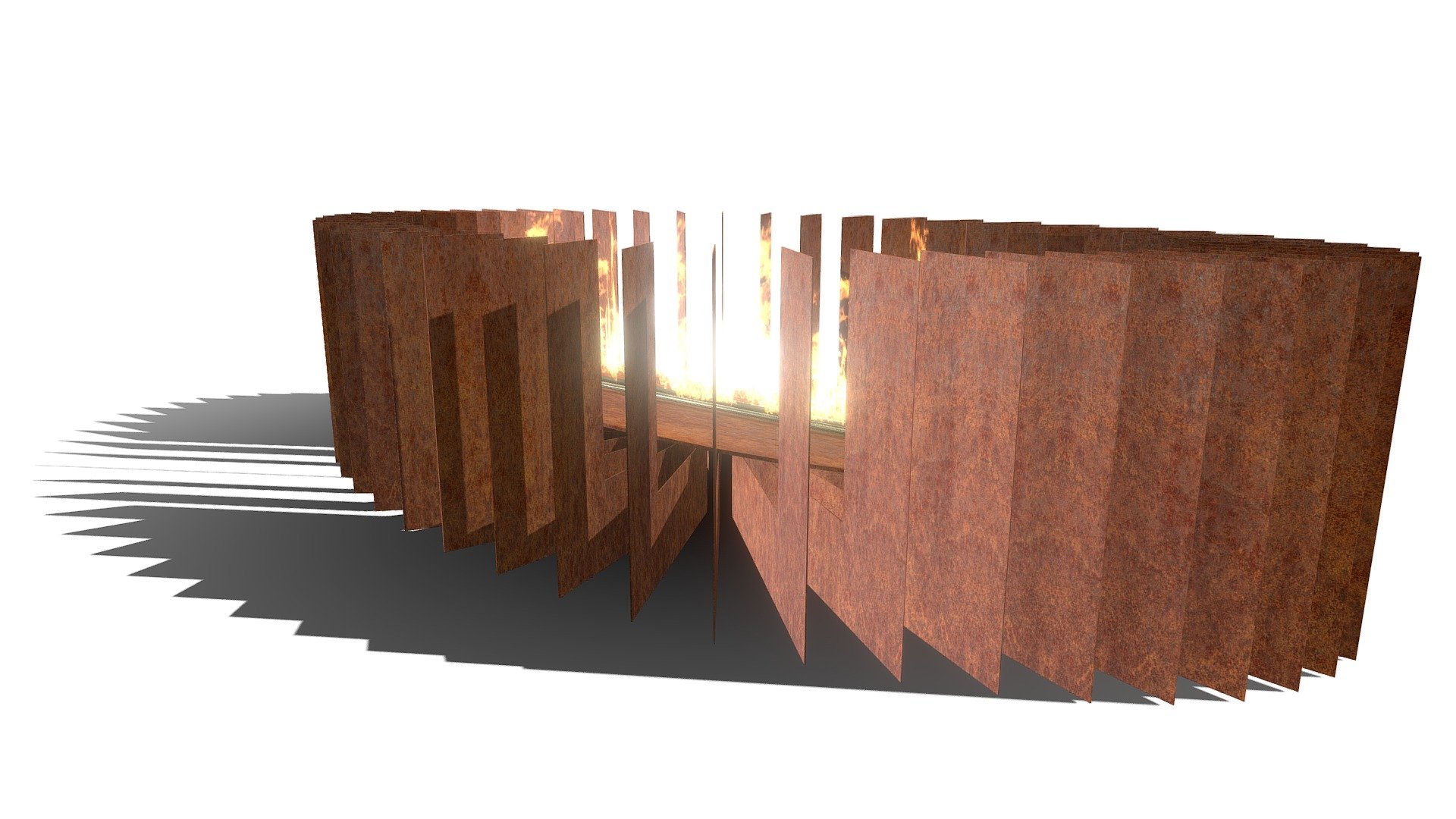 Formluxe Mobius Fire Sculpture - 3D model by Modofire [2a619cf] - Sketchfab