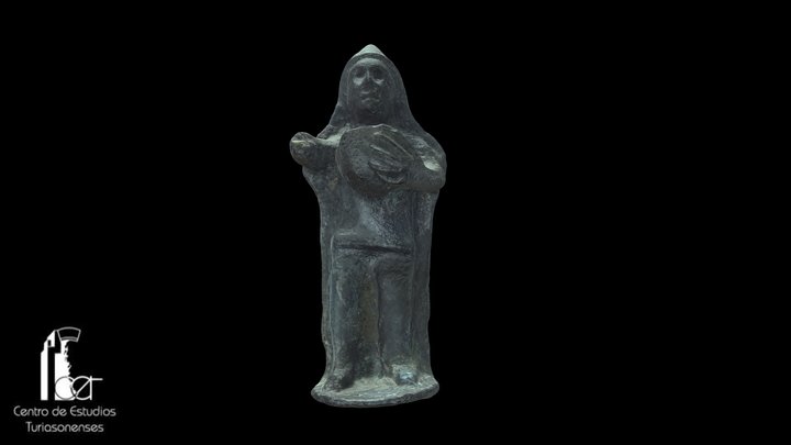 Exvoto de oferente en Bronce 3D Model