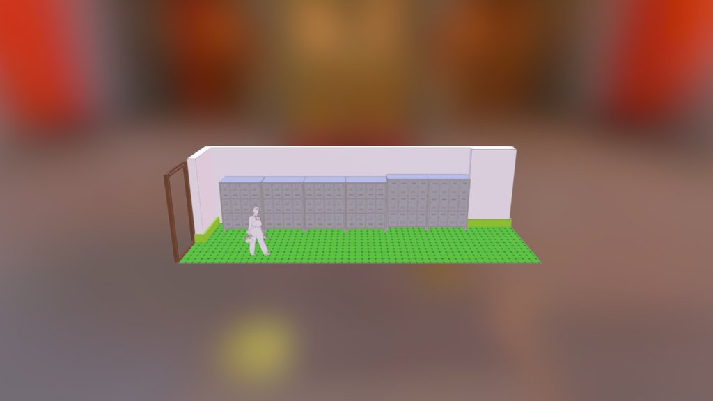 lockers - 3D model by u3540127 [2a624af] - Sketchfab