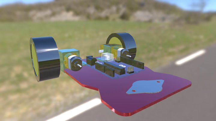 CHASIS de carro Carlos Urbano 3D Model