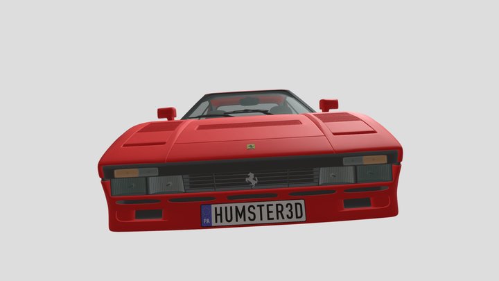 Ferrari 288 GTO 3D Model