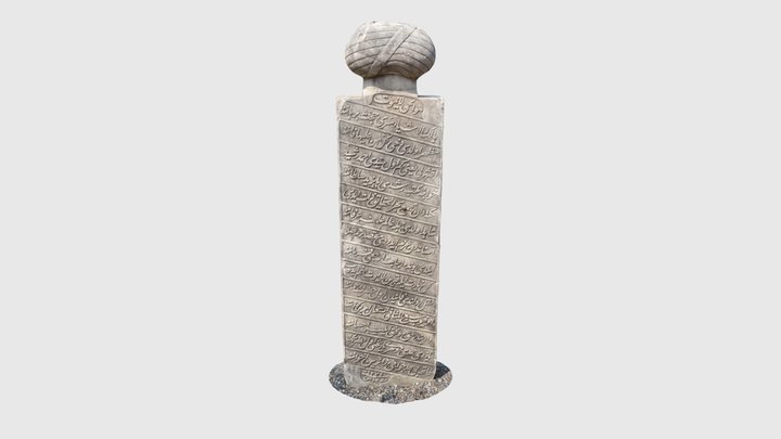 The Gravestone of Hodja Seyyit Ahmet Keşit 3D Model