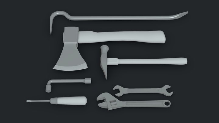 FMB_Tools Set_001 3D Model