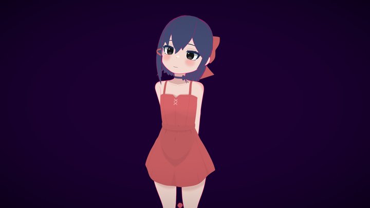 (Miside) - TinyMita (WIP) 3D Model