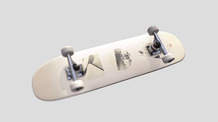 Skateboard Globe Stack Terrain 3D Model