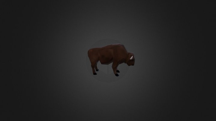 Bison 3D Model