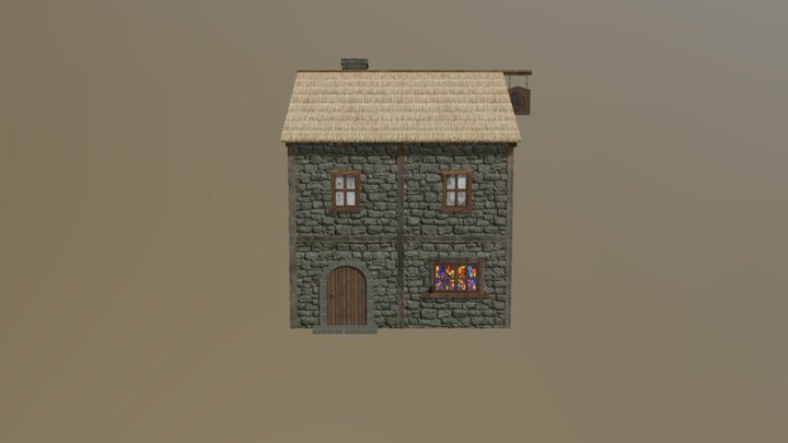 Medieval tavern 3D Model