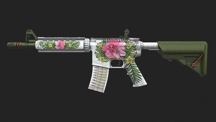 m4a4 3D Model