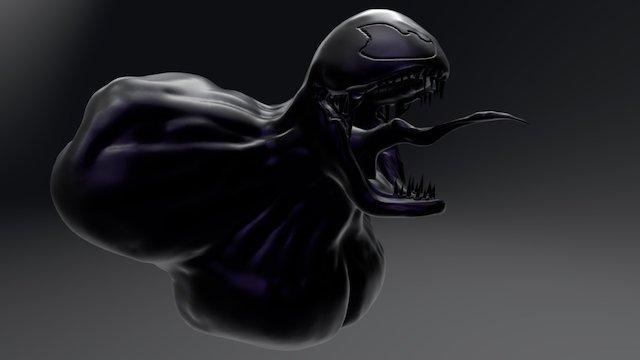 Venom Bust 3D Model