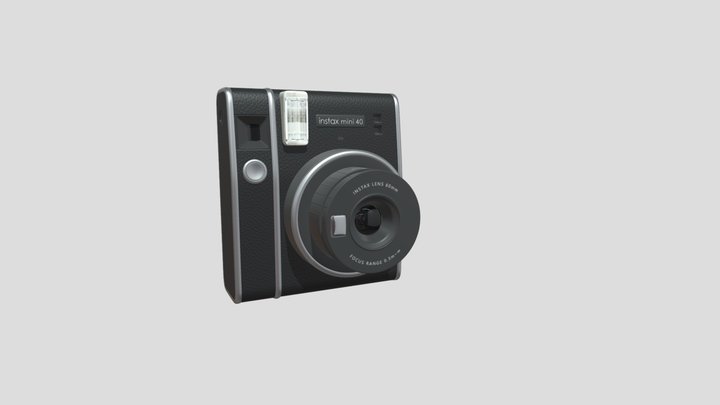 Fujifilm Instax Mini 40 Instant Camera 3D Model