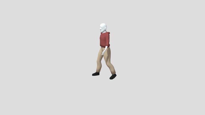 Animated Character 3D Model
