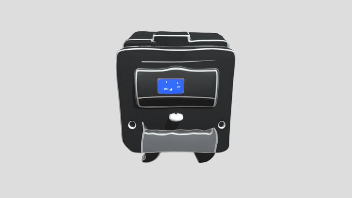 cartoon printer box 3D Model