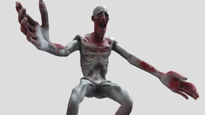 Horror Skunx SCP-096 3D Model