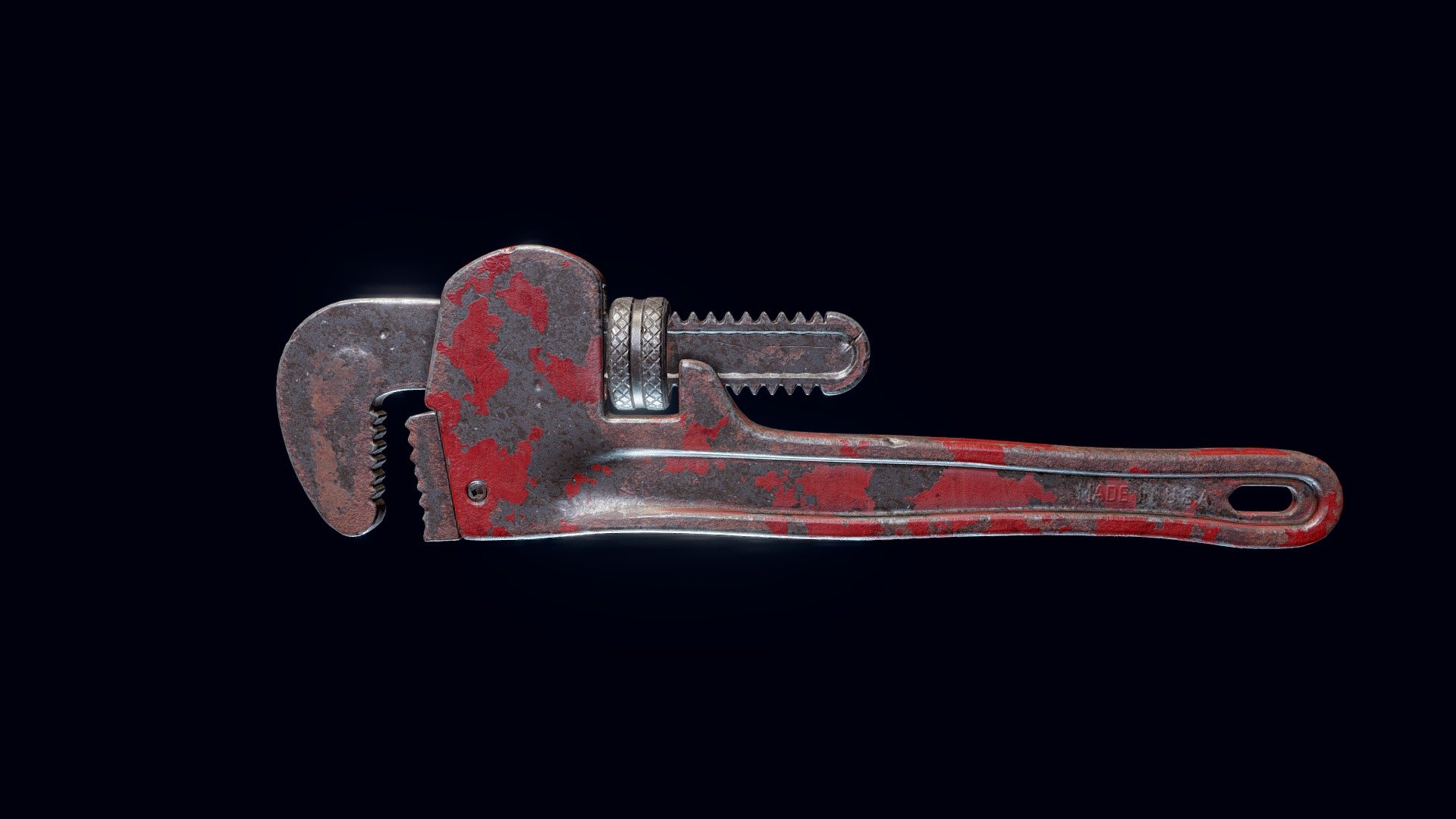 Old Pipe Wrench