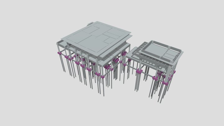 Projeto Bariri - Estrutural Final 3D Model