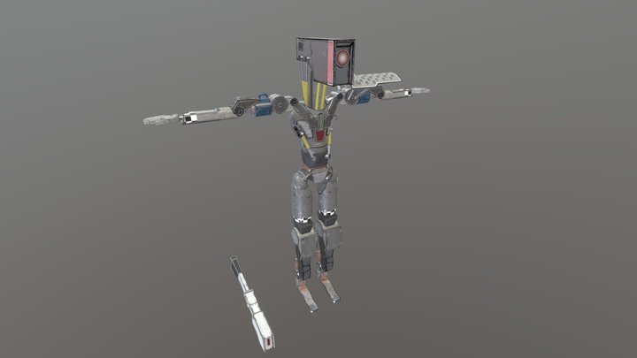 Torgue Bot (Borderlands 3 Style) 3D Model