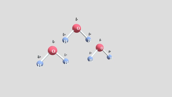 H2O. 3D Model