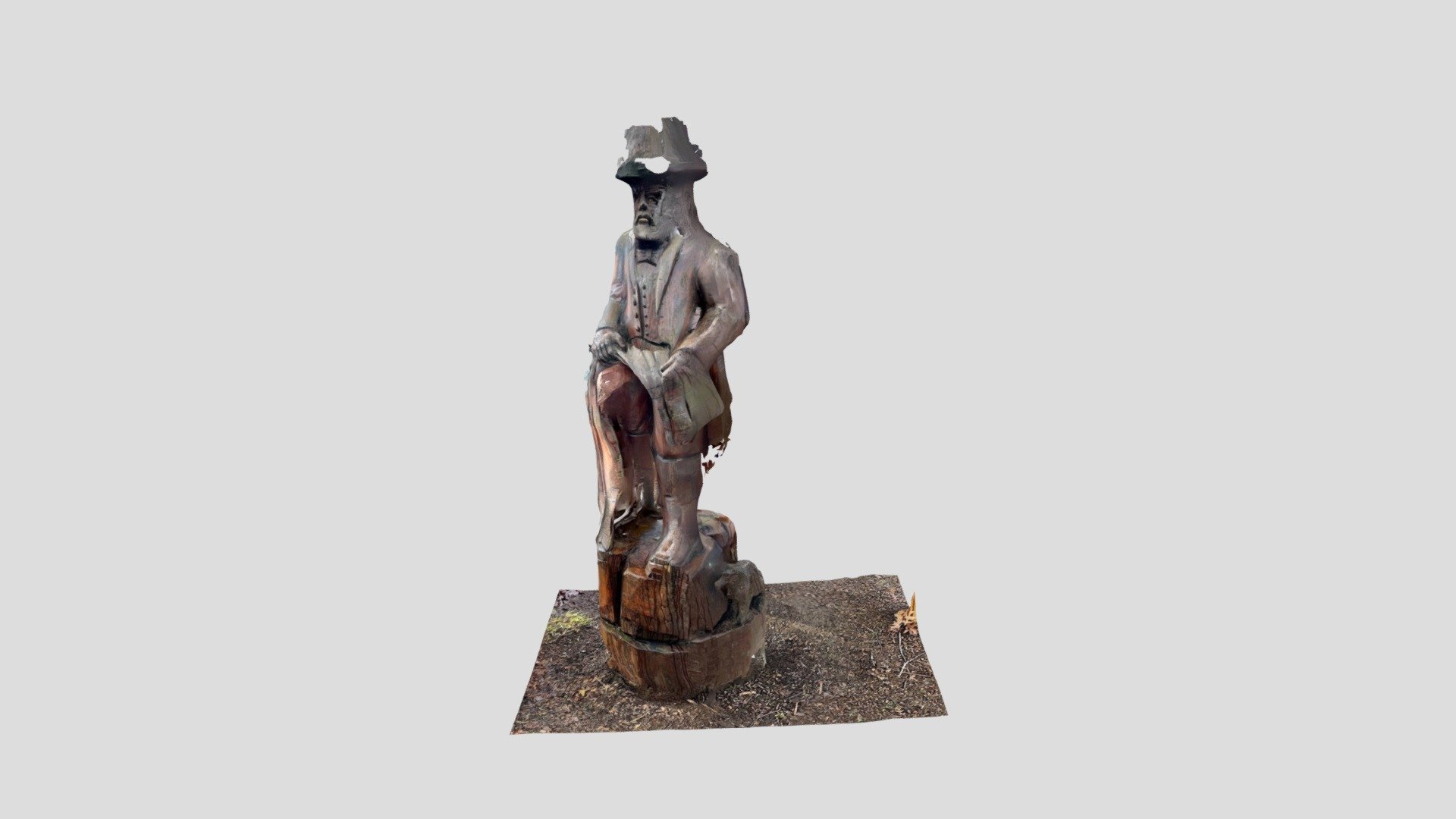 The wooden man-poly