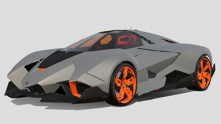 2013 Lamborghini Egoista Concept – Modelo 3D gratuito STL