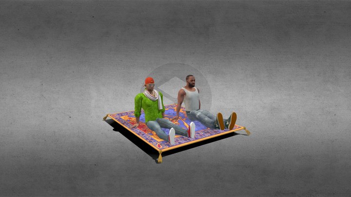Franklin_jake_carpet_raiding_model 3D Model