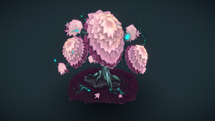 2.5D Tree 3D Model