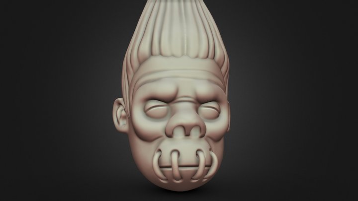 SHRUNKEN HEAD 3D Model