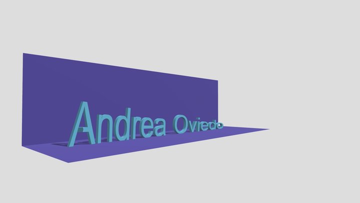 name title 3D Model