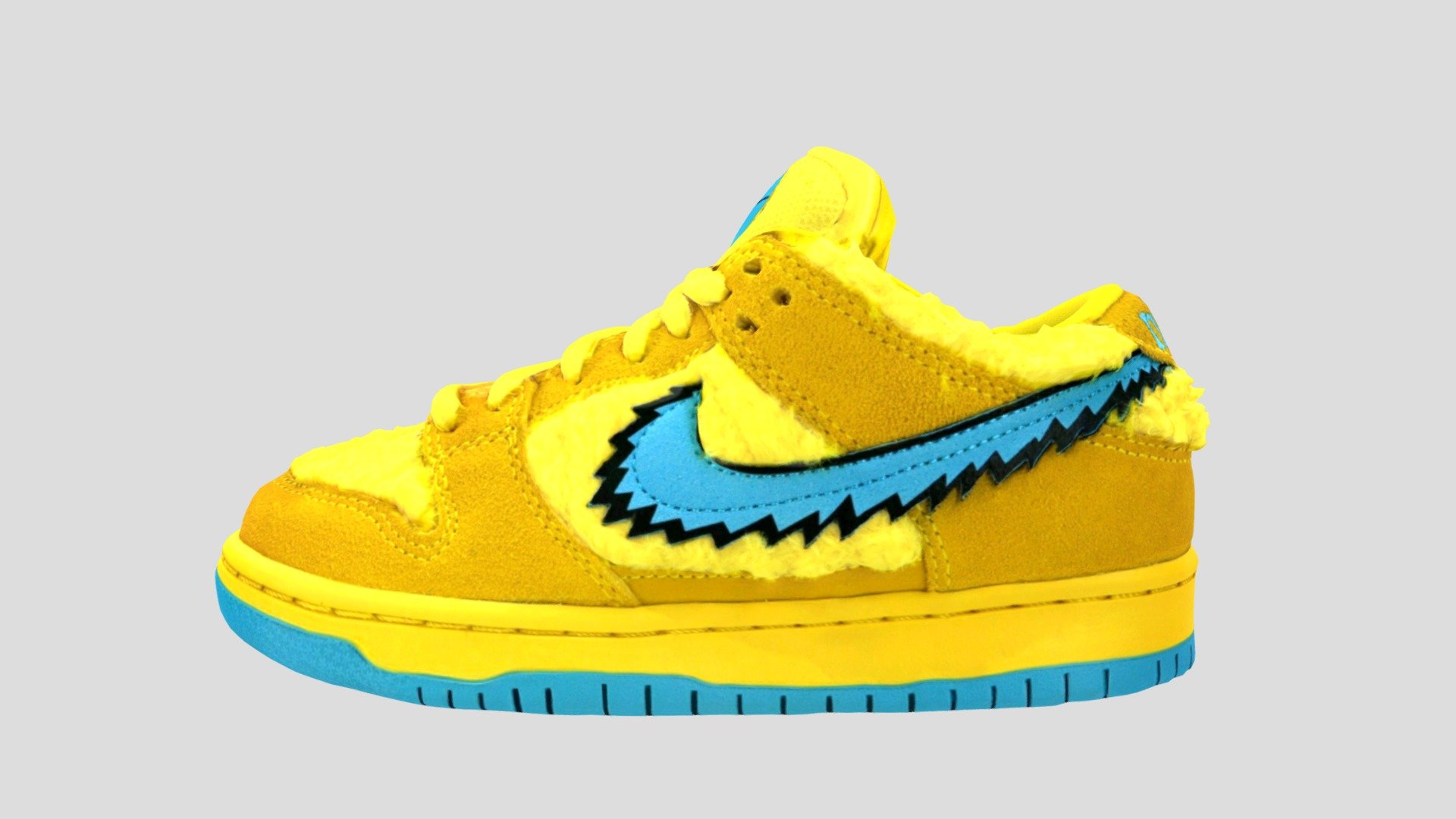 NIKE DUNK SB LOW Grateful Dead YELLOW - Download Free 3D model by ...