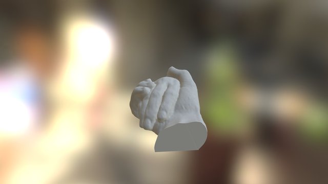 Hand Aangepast 1 3D Model