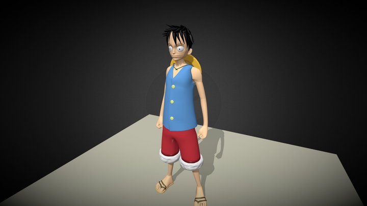 Luffy Model (MODELO POR REFERENCIA) 3D Model