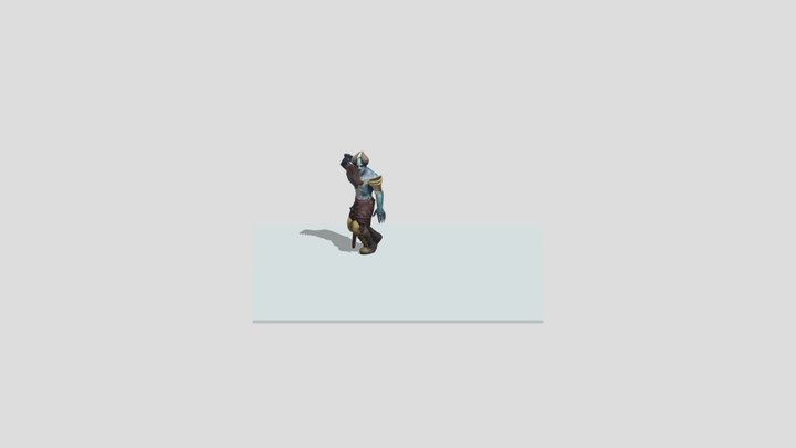 Victory Pose Animation 3D Model