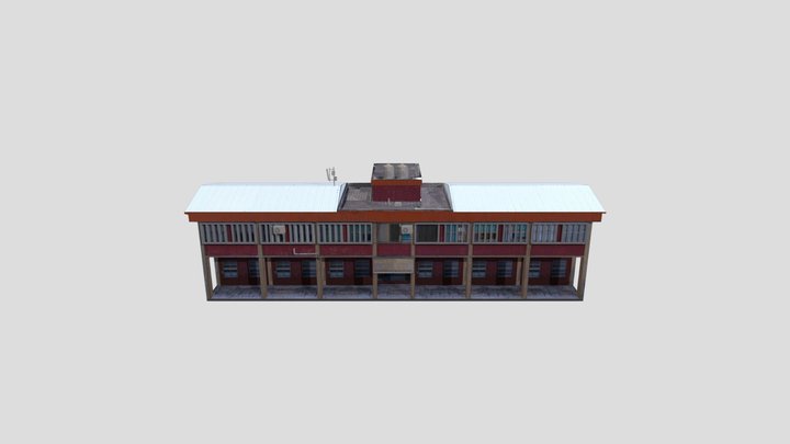 KLBuildingAreaB_B0008基隆港務警察總隊03 3D Model