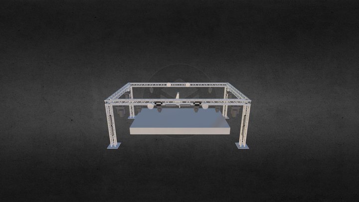 Stage concept 3D Model