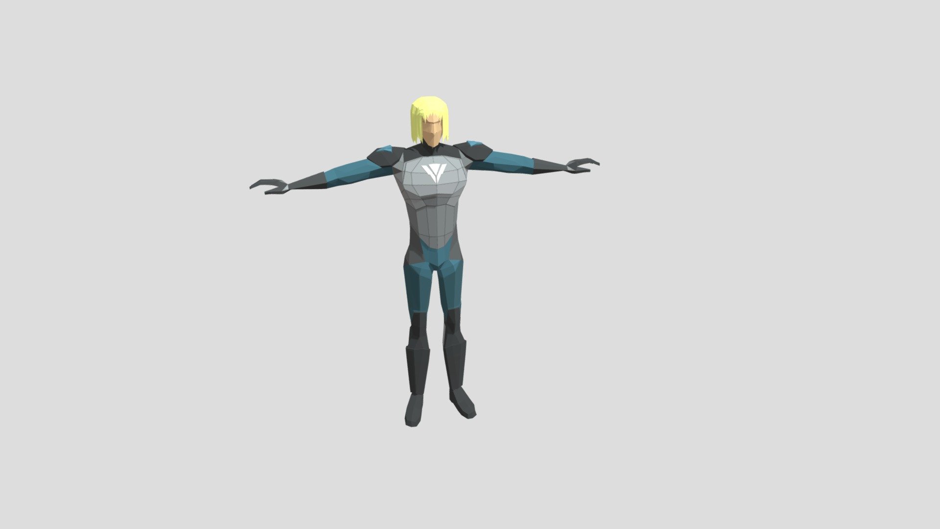LowPoly Mecha Pilot