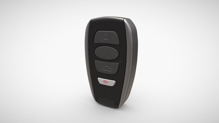 Car Key 3D Model