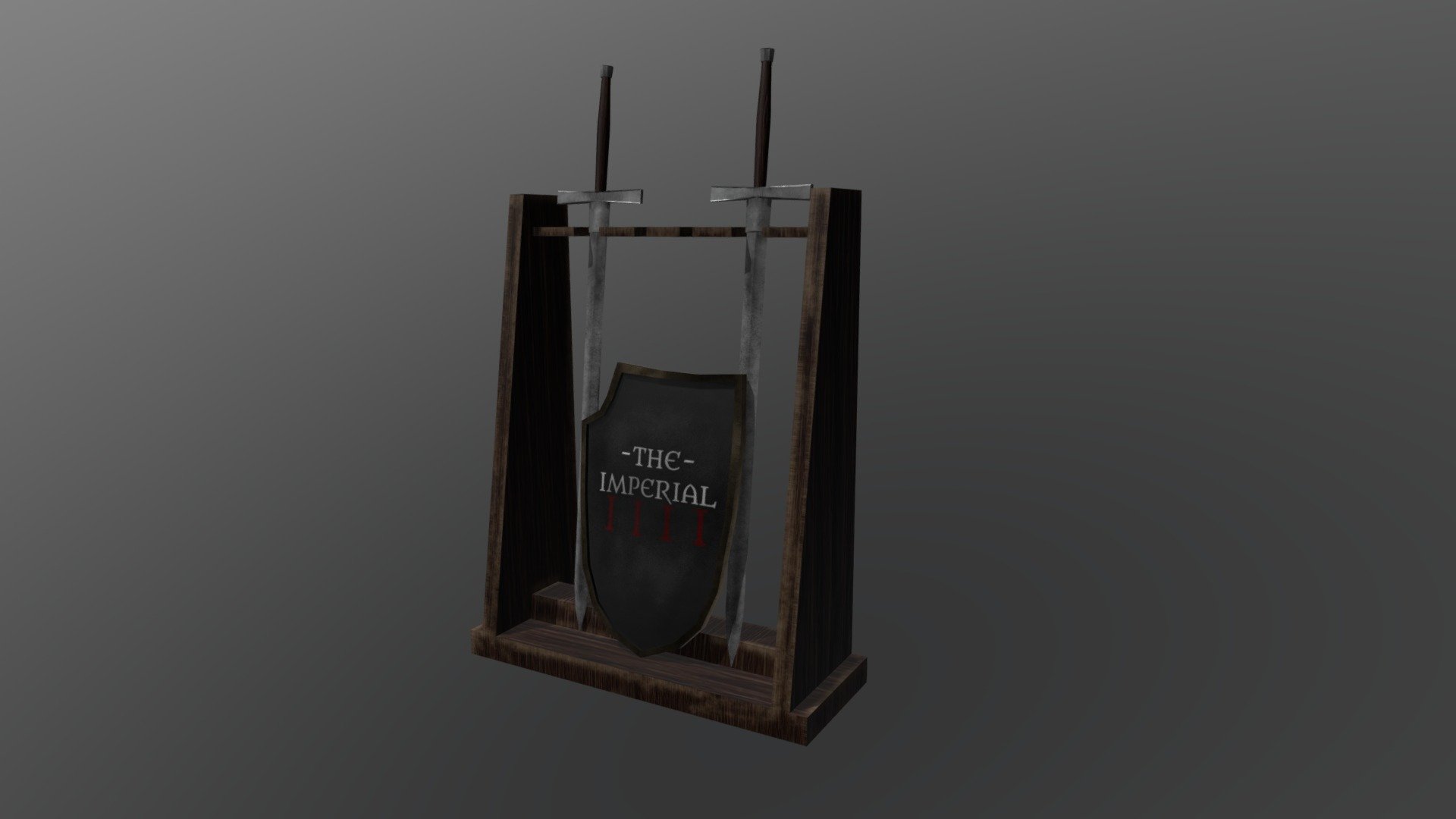 Sword Rack - 3D model by GHodgesART [2a79641] - Sketchfab