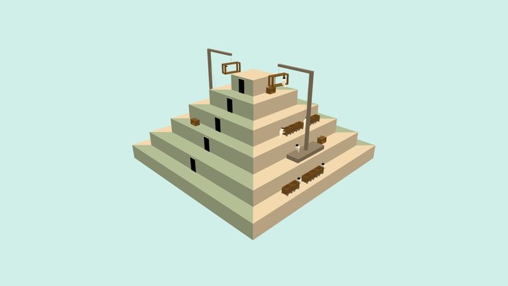 8 Errores - Pirámide 3D Model