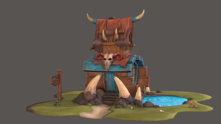 Goblin's House 3D Model